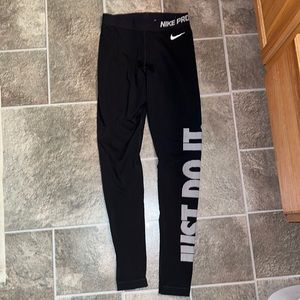 Nike pro running tights